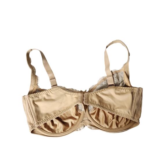 Chantelle Legende Bra 38H Beige Nude Lace - Picture 3 of 6